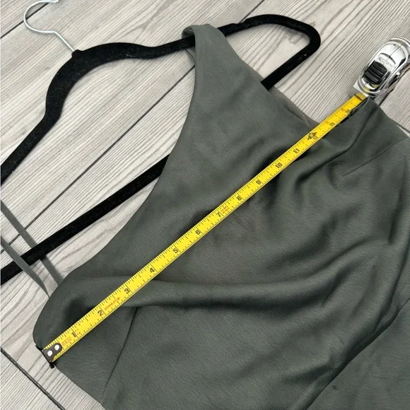 BHLDN Dylan One-Shoulder Satin Side-Slit Gown - Picture 7 of 11